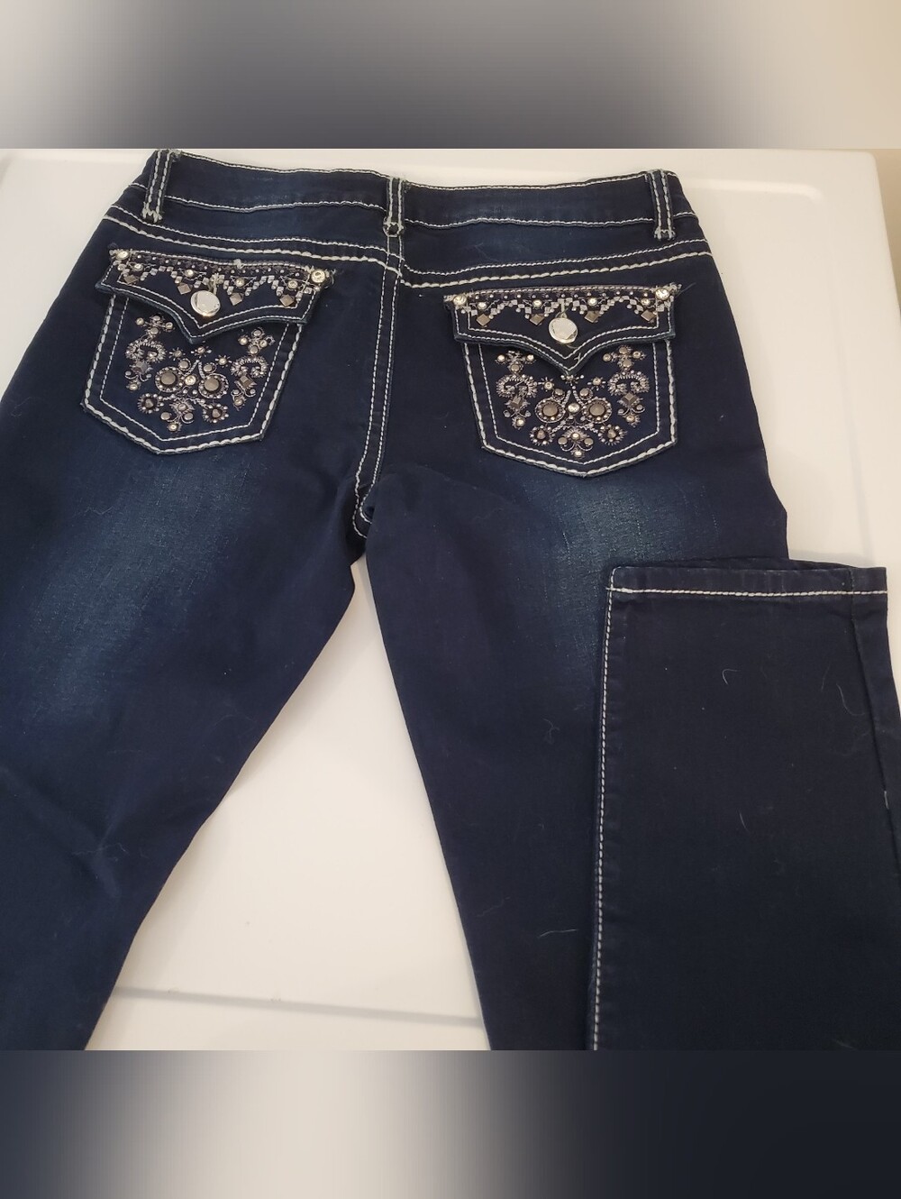 Seductions Y2K Embroidered Denim